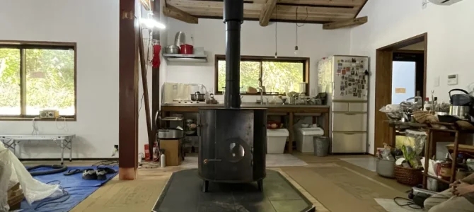 前回に続き、今回の薪ストーブもイエルカストーブ大梅